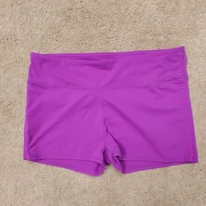 Womens Fabletics Fitness shorts Purple size M
